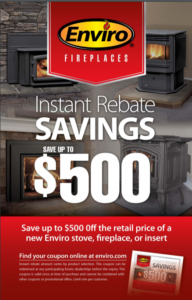 flyer for fireplace sale